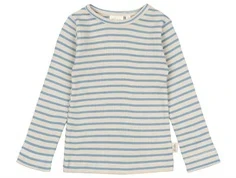 Petit Piao t-shirt allure blå/mørk råhvid stribet